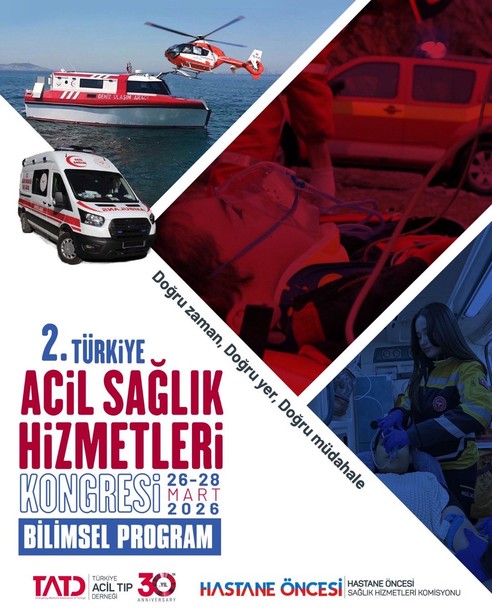Türkiye Acil Tıp Derneği - TATD (EMAT) tweet media