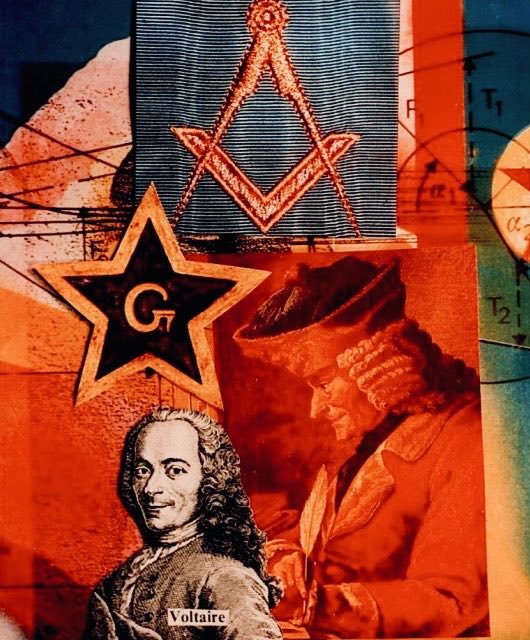 « Il est à propos que le peuple soit guidé, et non pas qu'il soit instruit, il n'est pas digne de l’être. » Voltaire, franc-maçon, loge des neuf sœurs.