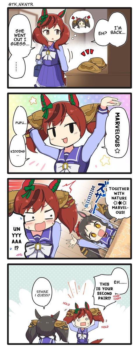 @tk_nkntr 英訳/EN Version
"Nature's marvelous 4-koma" 