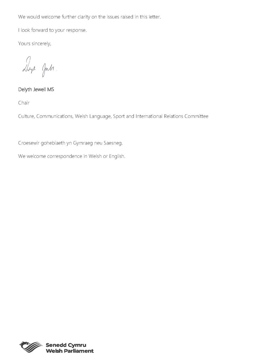 Senedd Culture tweet media
