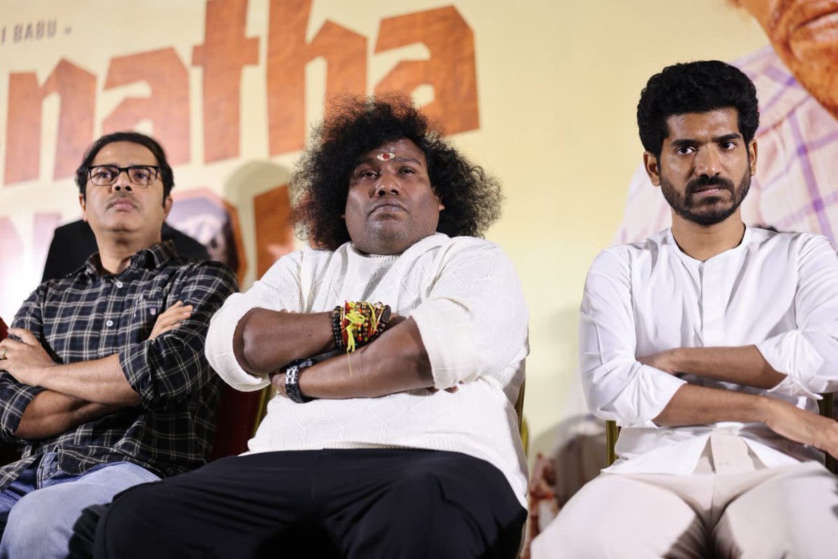 ToouringTalkies's tweet photo. Press Meet of #KenathaKanom happening today in Chennai 

@iYogiBabu @LovelynChand
#ActorRamakrishnan
@sureshsangaiah @Thiyagudop1
@PlSubentar @nivaskprasanna
@ramar_r @stuntsudesh
@srbabu74 @jiohotstartam
#BoxofficeStudio #Jegannath
@DreamWarriorpic @RBTalkies
@ProSrivenkatesh https://t.co/qojtsjO3ab