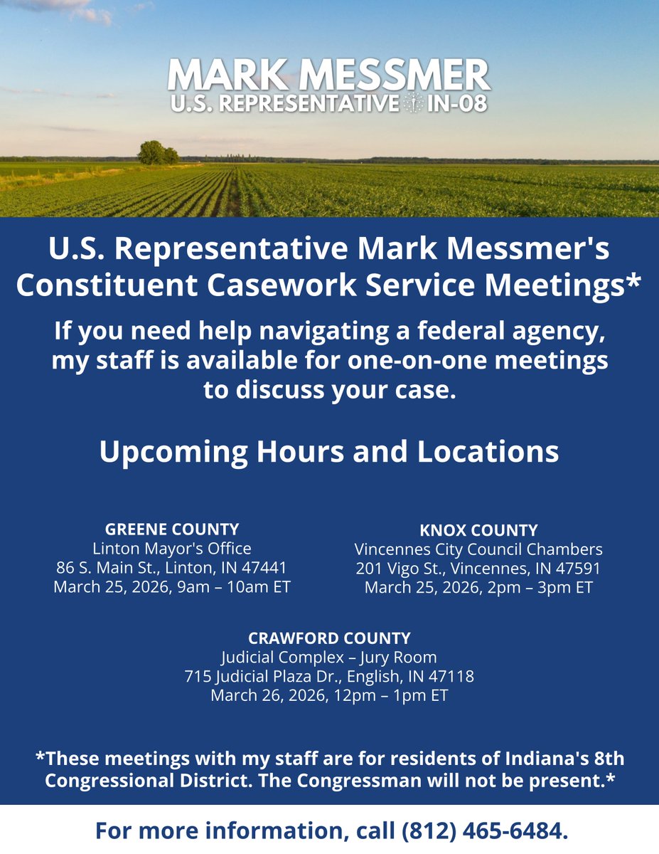 Congressman Mark Messmer tweet media