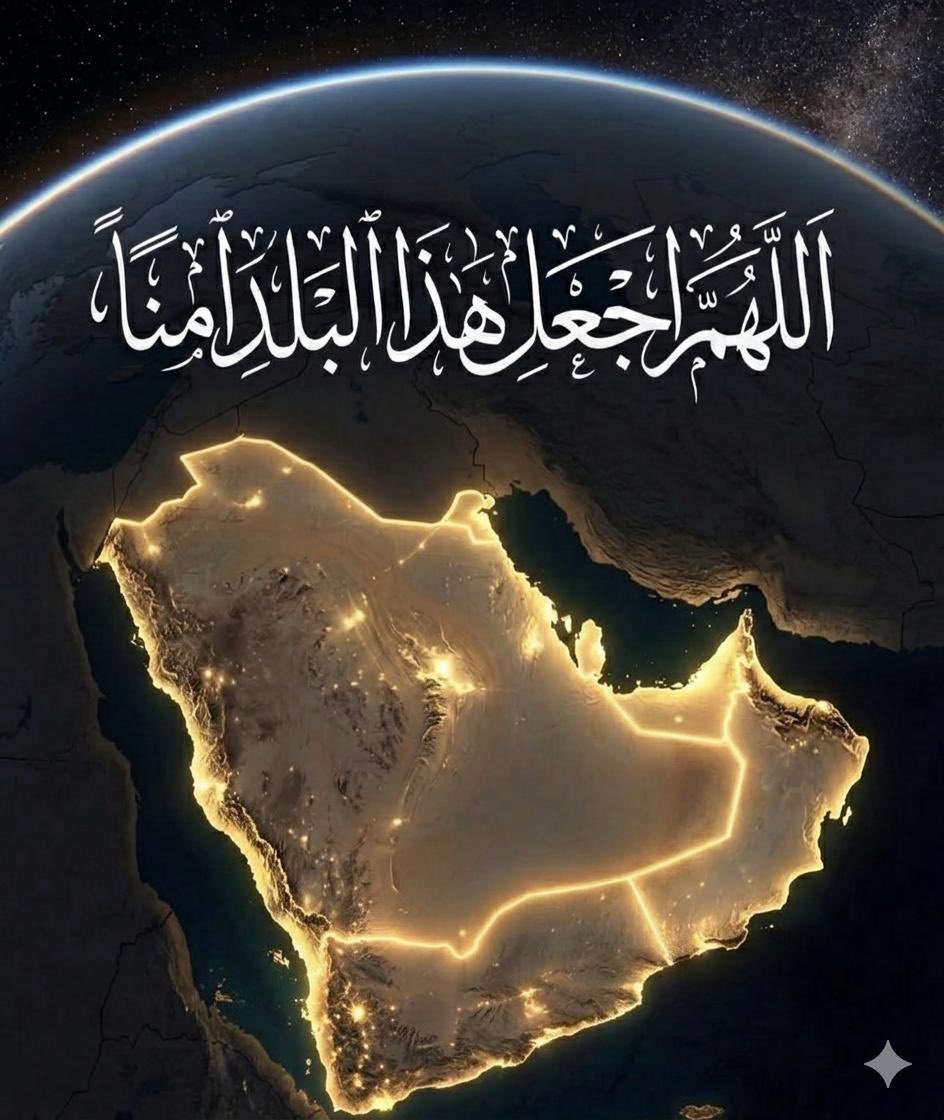 🤲🏻
اللهم احفظ  السعودية و اليمن والإمارات وعمان والكويت وقطر والبحرين وسوريا والاردن والعراق ولبنان وكل بلدان العرب والمسلمين 🇸🇦🔥