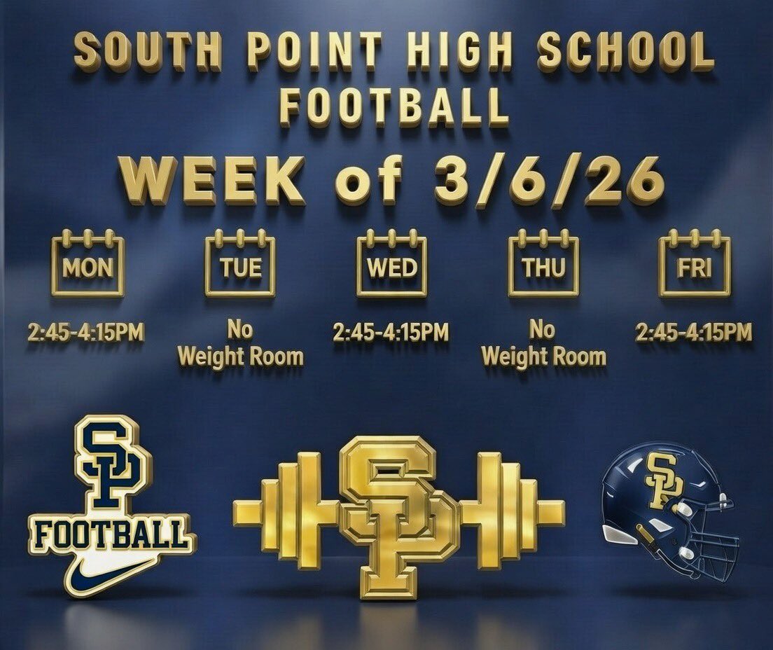 South Point High School Football tweet media