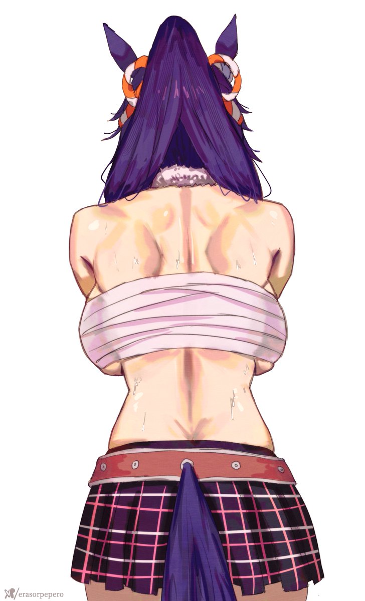 erasopepero232's tweet photo. The back of Narita Brian #umamusume https://t.co/aVzsrRLle3
