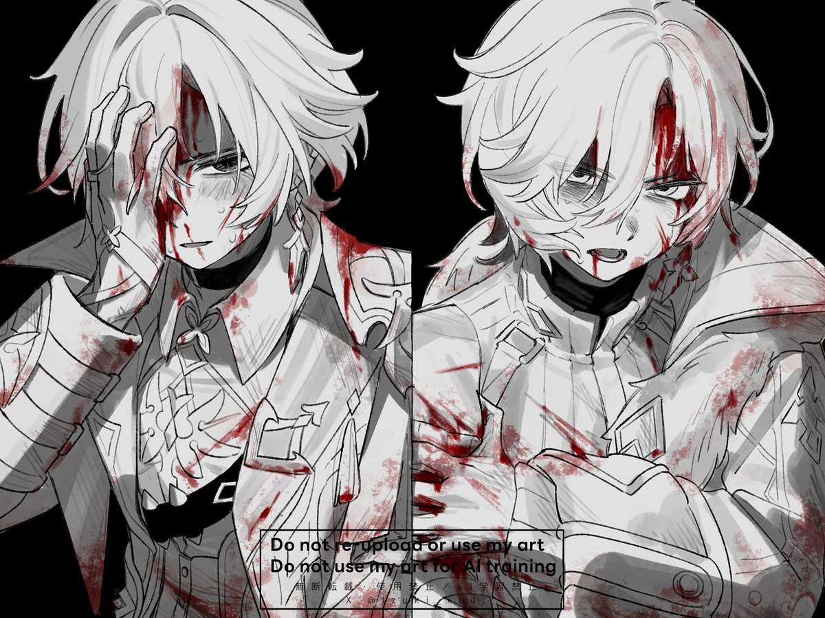 戦闘で大怪我を負ったときの反応(妄想)
口ーエンとイルーカﾞ  ※怪我、流血表現注意※