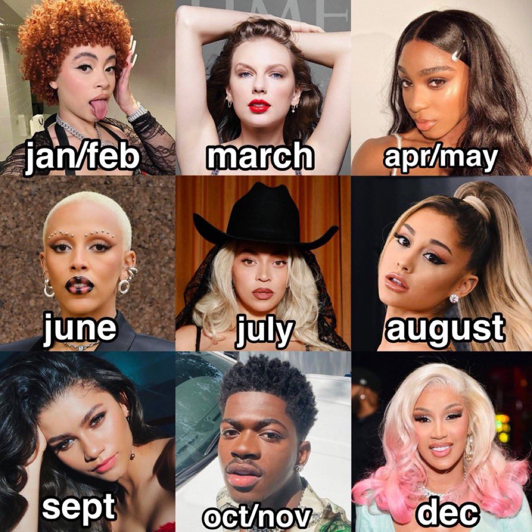 beyoncegarden's tweet photo. name 4 songs by the artist in your birth month or DIE😭 https://t.co/eqo6f8bytw