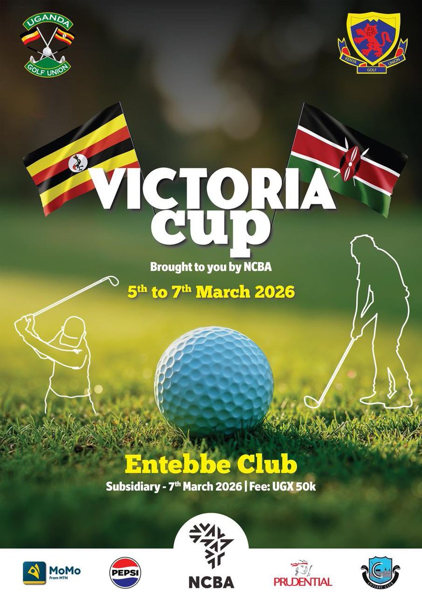 EntebbeClub1901's tweet photo. It's the Victoria Cup ๐บ๐ฌ ๐ฐ๐ช Clash brought to you by @NCBAUganda @UgandaGolfUnion
@KenyaGolfUnion #mtnmomo #pepsi #ncba #prudential #entebbegolfclub https://t.co/9t8PSbgzMK