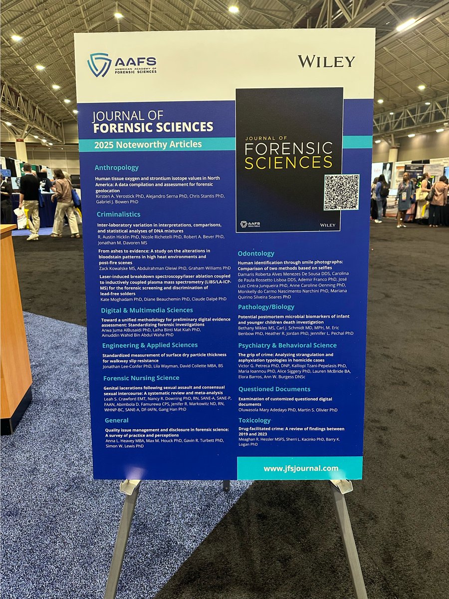 American Academy of Forensic Sciences tweet media