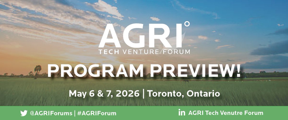 AGRI Tech Forum tweet media