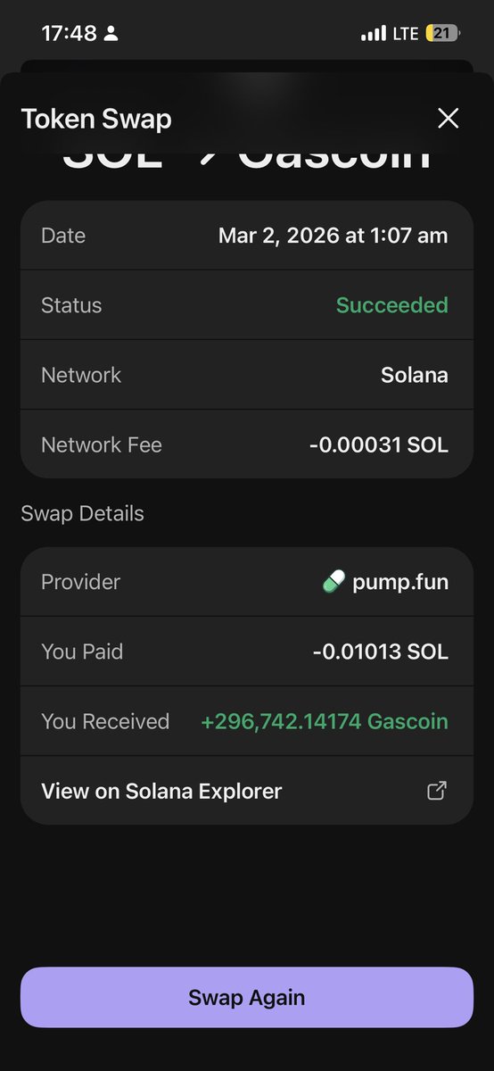 _ChainCircle's tweet photo. Coin now graduated and at 10X😜😜😜 https://t.co/ziEMEX2JAT
