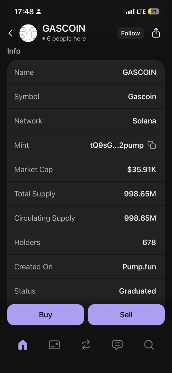 _ChainCircle's tweet photo. Coin now graduated and at 10X😜😜😜 https://t.co/ziEMEX2JAT