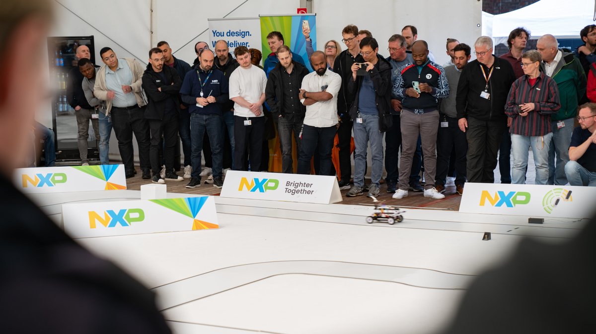 MouserElecEU's tweet photo. Ready to build the #smartest car? 🚗⚡ @NXP Cup is back! Create + race your own self‑driving #robots.
March quals decide who reaches the finals. 

Mouser’s proud to sponsor this year’s competition! 🏆More info: https://t.co/92VkNUAMzQ https://t.co/HHw1Sxp8gD