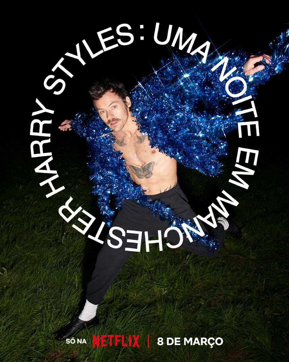 hstbrasil's tweet photo. 🚨“Harry Styles: Uma Noite em Manchester” será lançado dia 8 de março às 16h na Netflix. https://t.co/7aAVhwhown