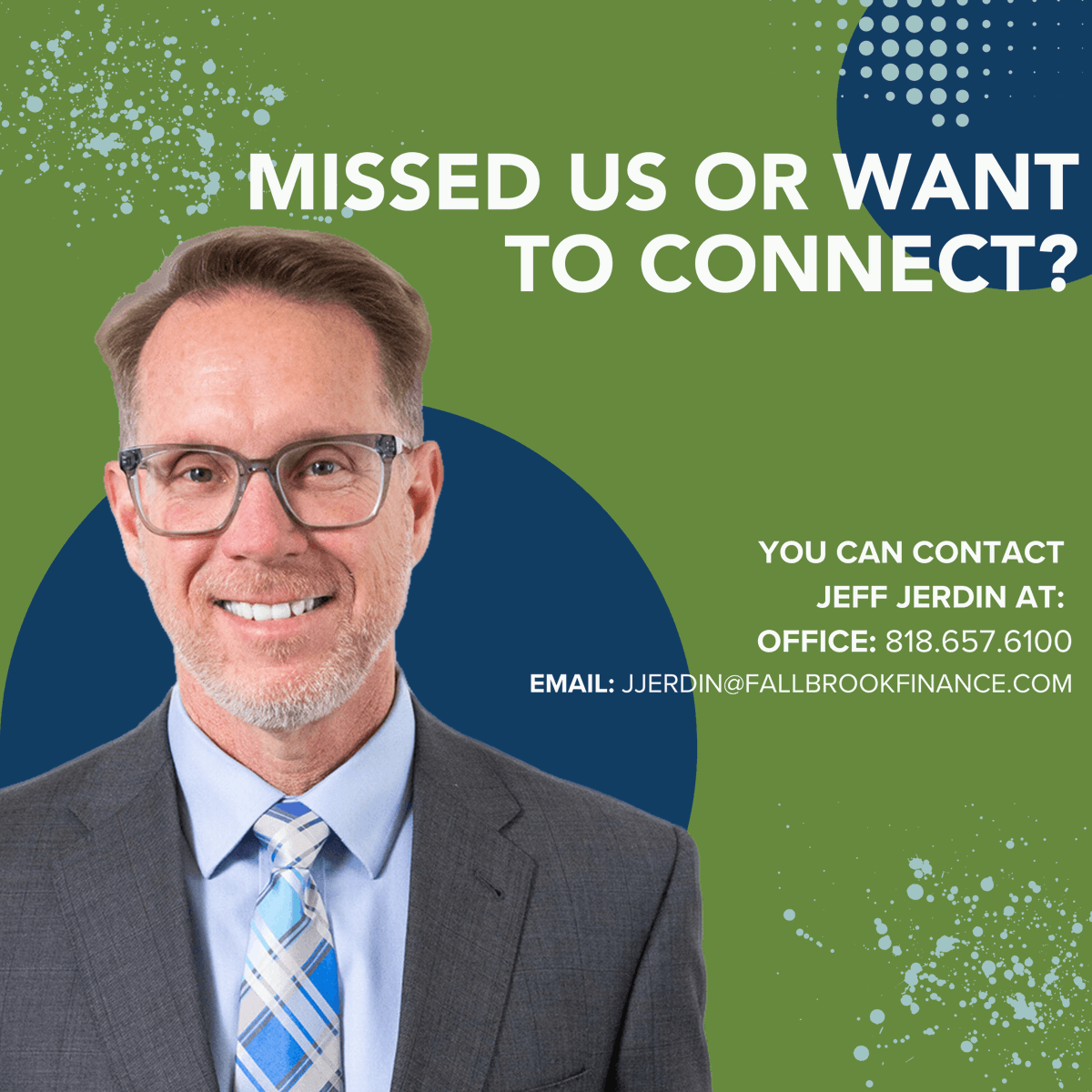 FallbrookFSC's tweet photo. Missed Jeff Jerdin at the #Illinois #Housing Council Annual Meeting? There’s still time to #connect. Email team@fallbrookfinance.com with “There’s still time!” to #schedule a #meeting with Jeff. #FallbrookFinancialServices #TaxCredits #AffordableHousing https://t.co/XWuXl7FSey