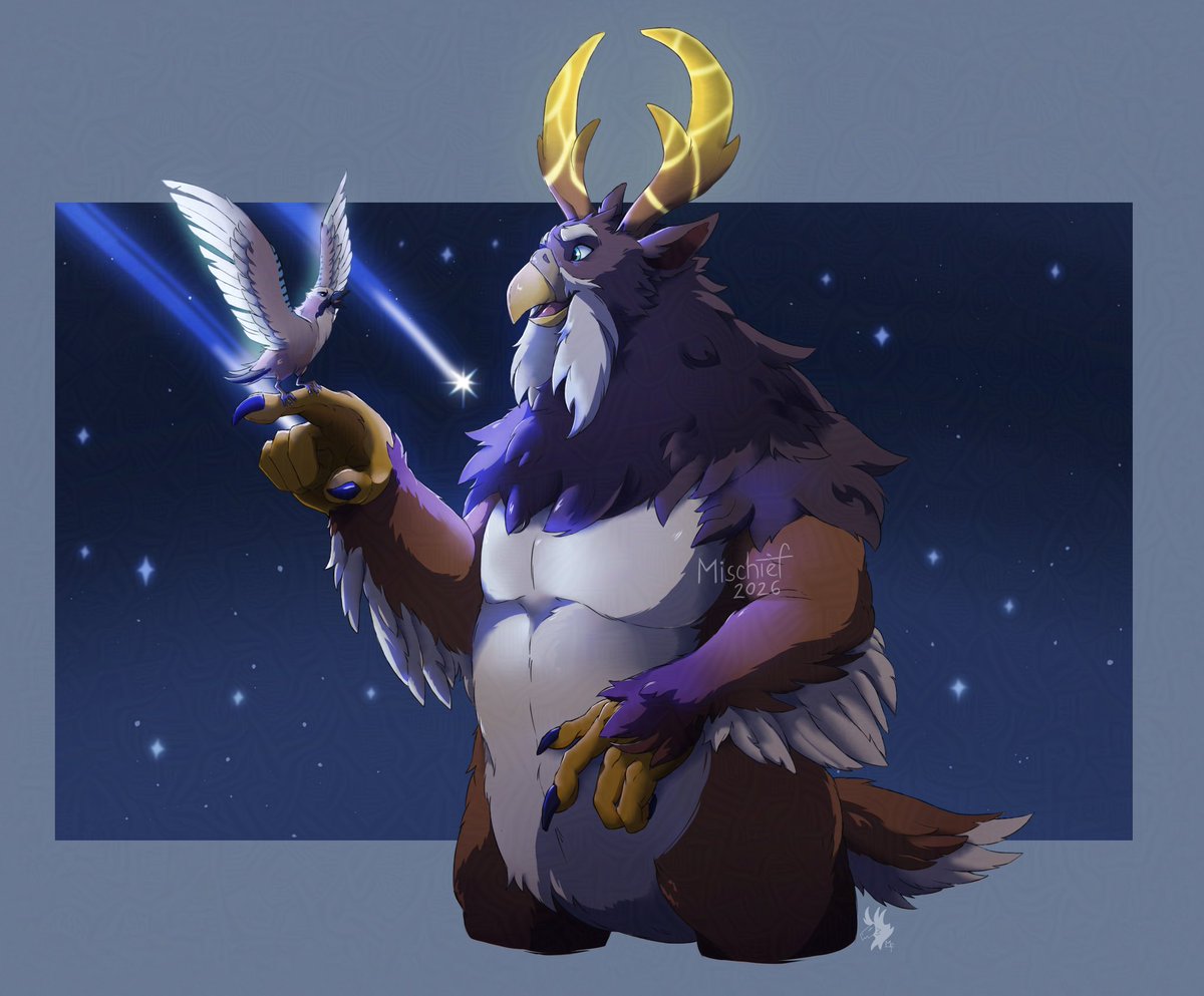 Wonderful c0mm I got to make for <a href="/shaefroakz/">shades</a> 🌌🪶

#warcraft #wacraftart #worldofwarcraft #druid