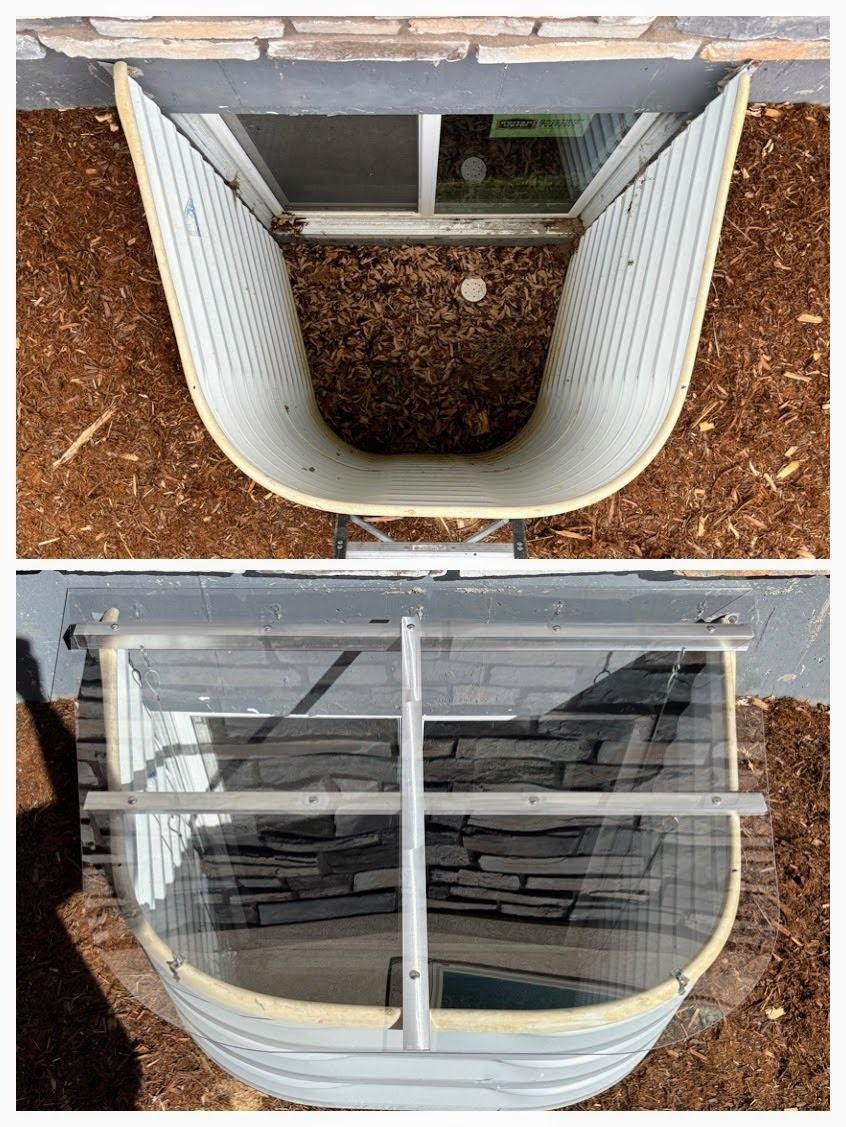 PolyguardCovers's tweet image. 4 standard window well covers installed in Eaton ✔️ 
Each secured with our security kits for added protection 🔒

Keeps out debris 🍂
Rain 🌧️
Pests 🐿️

Strong. Clean. Built to last. 🏡

📞 970-674-0377
🌐 polyguardcovers.com

#PolyguardCovers #WindowWellCovers #EatonCO