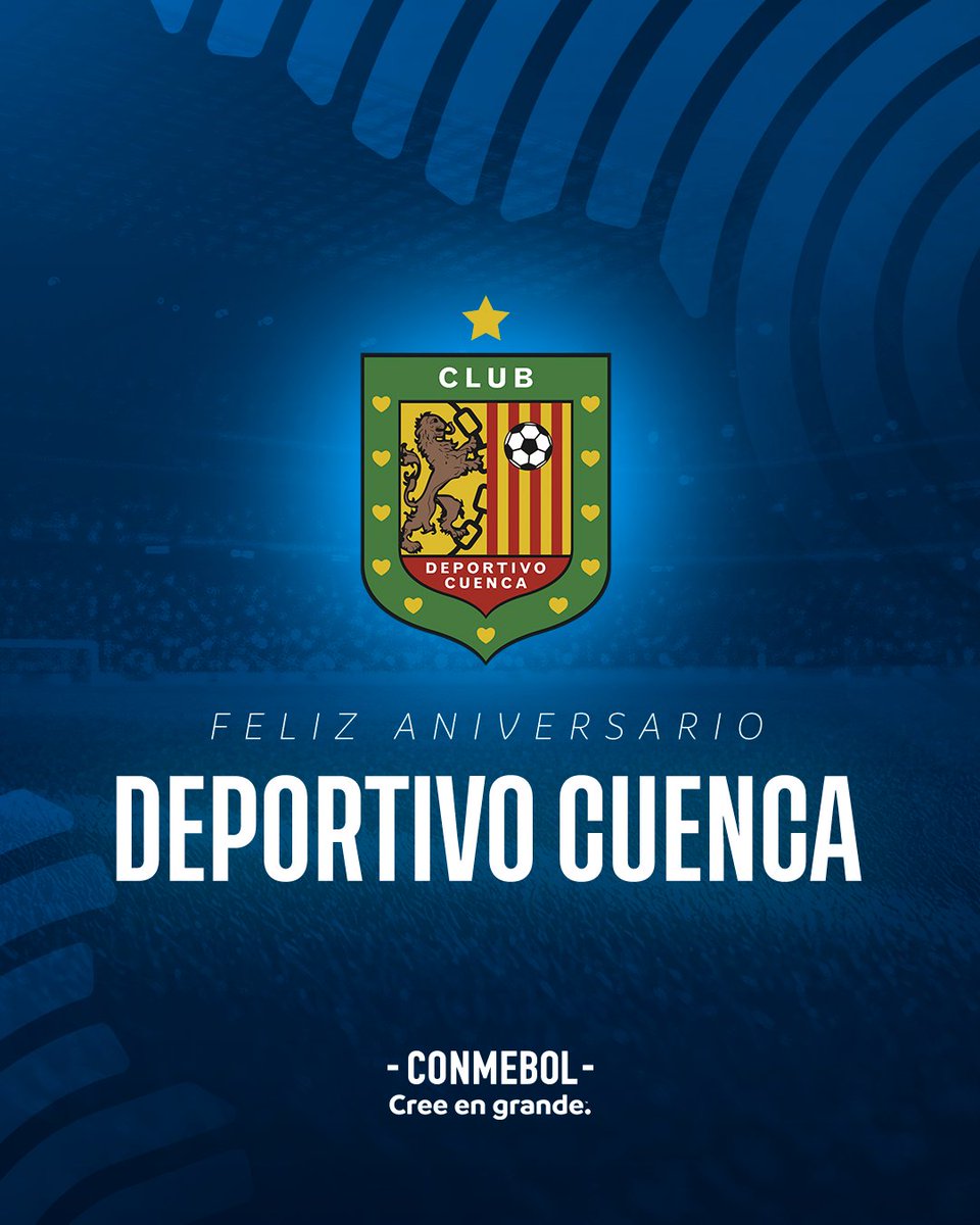 ¡Felicidades, <a href="/DCuencaOficial/">Club Deportivo Cuenca</a>! 🥳👏

#CreeEnGrande