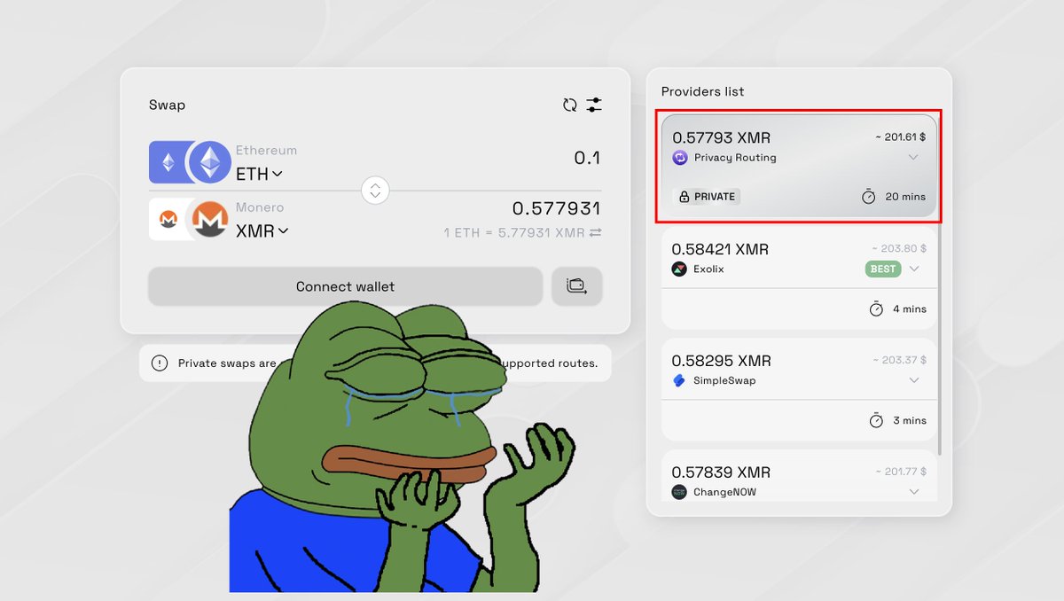 Run a campaign. Incentivize private swaps.
Can’t parse winners’ addresses because privacy works 🫠

Regular swaps are still incentivized.
Private swaps are always available at 👉clearswap.io