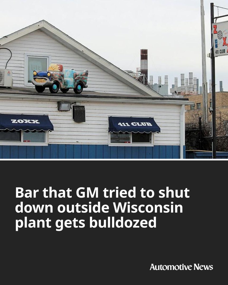Automotive_News's tweet image. The General Motors plant in Janesville, Wis., had a bar so close that the automaker tried to discourage lunchtime beer runs by building tall fences and repeatedly trying to buy out its owner, who worked on the line. When he refused to sell, GM fired him.

#GeneralMotors #GM