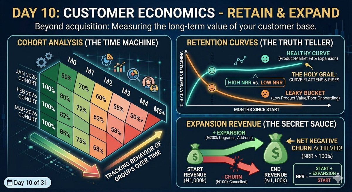 KingZunna's tweet photo. ✨ See you tomorrow, guys.

#BusinessAnalysis #CustomerSuccess #Retention #DataAnalytics  #31DayChallenge #Day10 https://t.co/iU181F3aNp