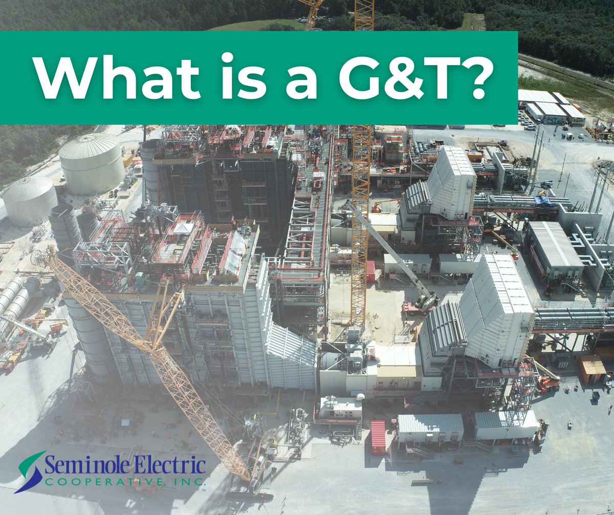 G&amp;T stands for generation and transmission. We generate power and then transmit it to nine electric cooperatives in 42 Florida counties. As a co-op, we have a high level of accountability while prioritizing safety. 

Learn more about Seminole: seminole-electric.com/about/