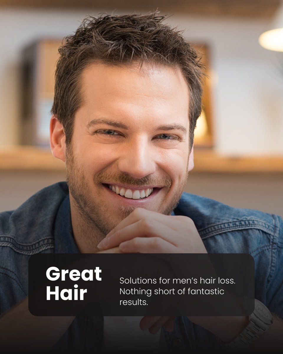 InvisionsHair's tweet photo. Men suffering with thinning hair need to know that we offer different solutions to help men gain back their hair. Help you find the right solution for your hair loss is our goal. #HairLossSolutions #ThinningHair #MensHairLoss https://t.co/d40QOtiWAK
