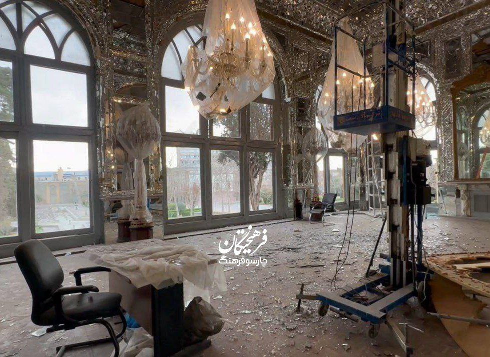 Gülistan Sarayı bombalanmış.

Bu bir halkın kültürel hafızasını yok etmektir. Alçaklıktır.