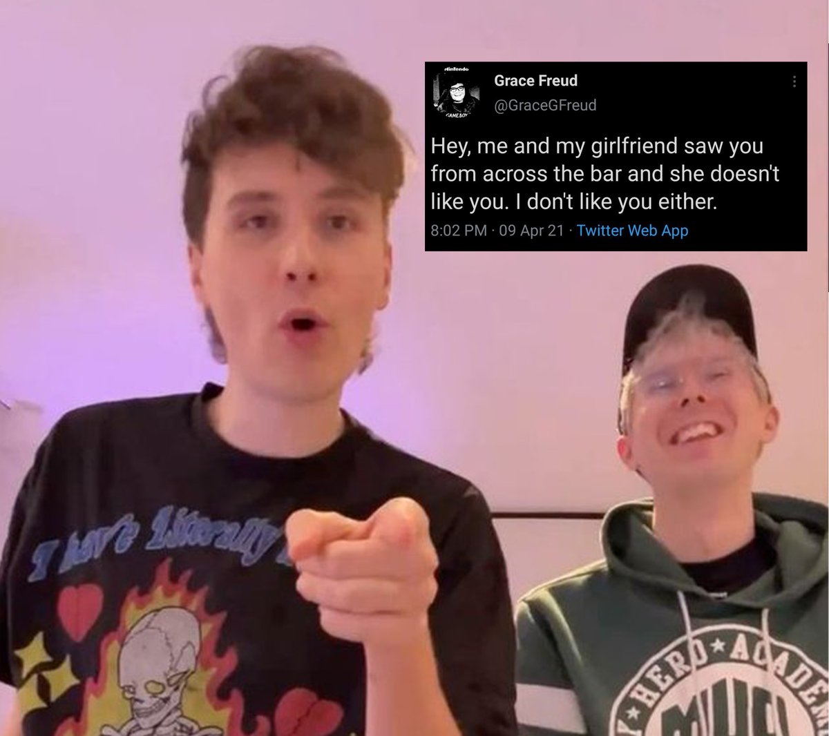 Dan & Phil as Random Posts tweet media