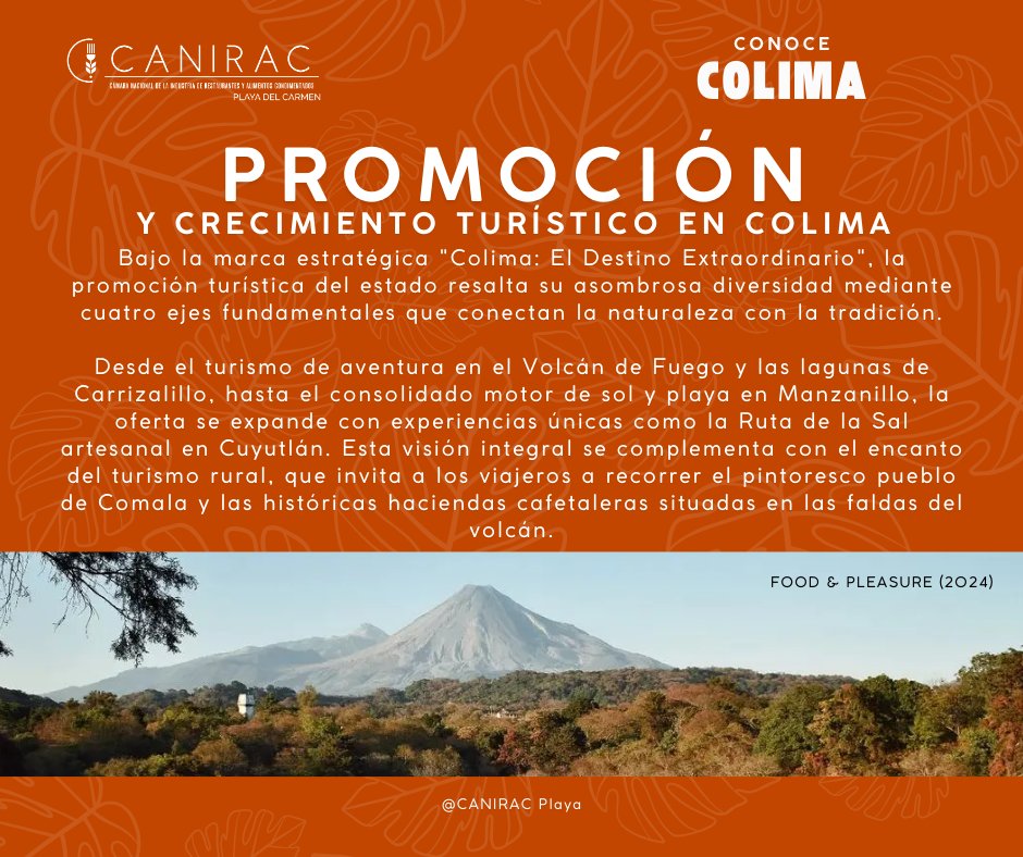 ¡Descubre por qué Colima es el "Destino Extraordinario"! 🏔️🌊

¡De la montaña al mar, Colima te espera con paisajes que parecen sacados de un sueño! ✨

#Colima #DestinoExtraordinario #TurismoMéxico #Manzanillo #Comala #Cuyutlán #ViajaPorMéxico #Naturaleza #RutaDeLaSal