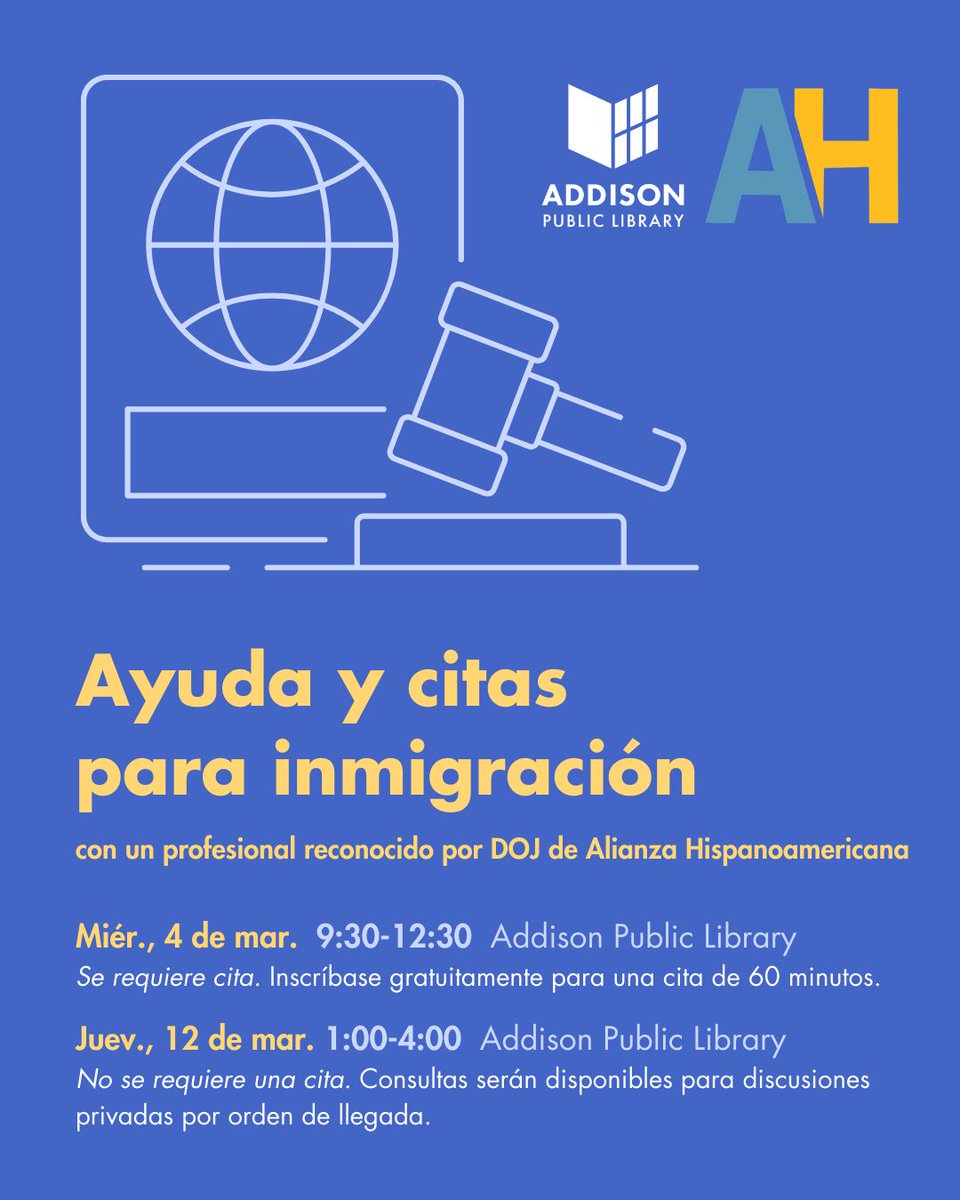 Addison Public Library tweet media