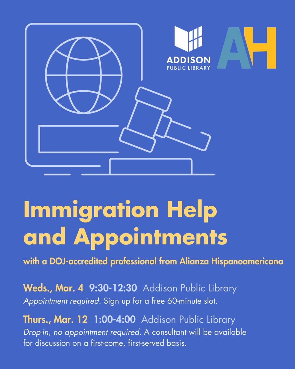 Addison Public Library tweet media