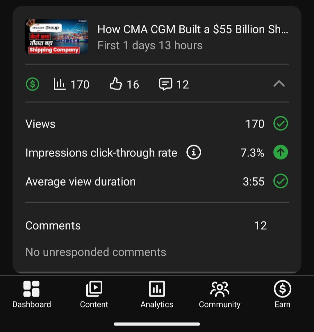 SujitKGodda's tweet photo. Thanks @YouTubeIndia. After 16 days of hard work, I got a huge number of views. https://t.co/NMHSK6yufA