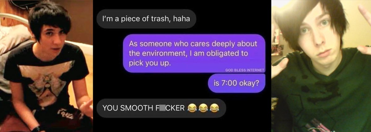 Dan & Phil as Random Posts tweet media