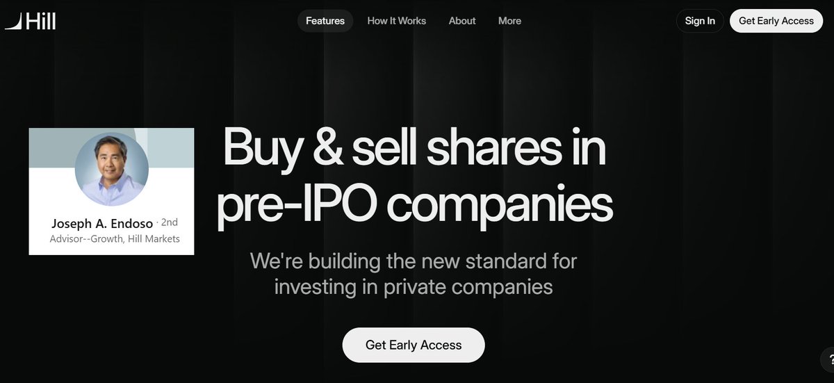 Joe Endoso who led <a href="/linqtoinc/">Linqto</a> as CEO &amp; Board Member, only to dramatically implode with federal investigations (SEC/FINRA): serious allegations of fraud &amp; misconduct, is back in the same business🫨advising buy|sell of Pre-IPO Co's.
<a href="/HillMarkets/">Hill Markets</a>👉Some doors should NEVER revolve.⚠️