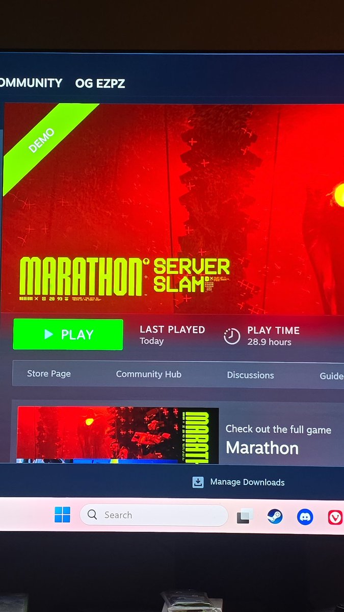 HaloNoSprint's tweet image. Really enjoyed my time with the #serverslam. Put 28 hours, got a prestige item and now I cant wait for #Marathon to come out!!! 

Only feedback I have for @Bungie and @MarathonDevTeam , please add a walk feature or walk button to PC! 

See you on Thursday 😁