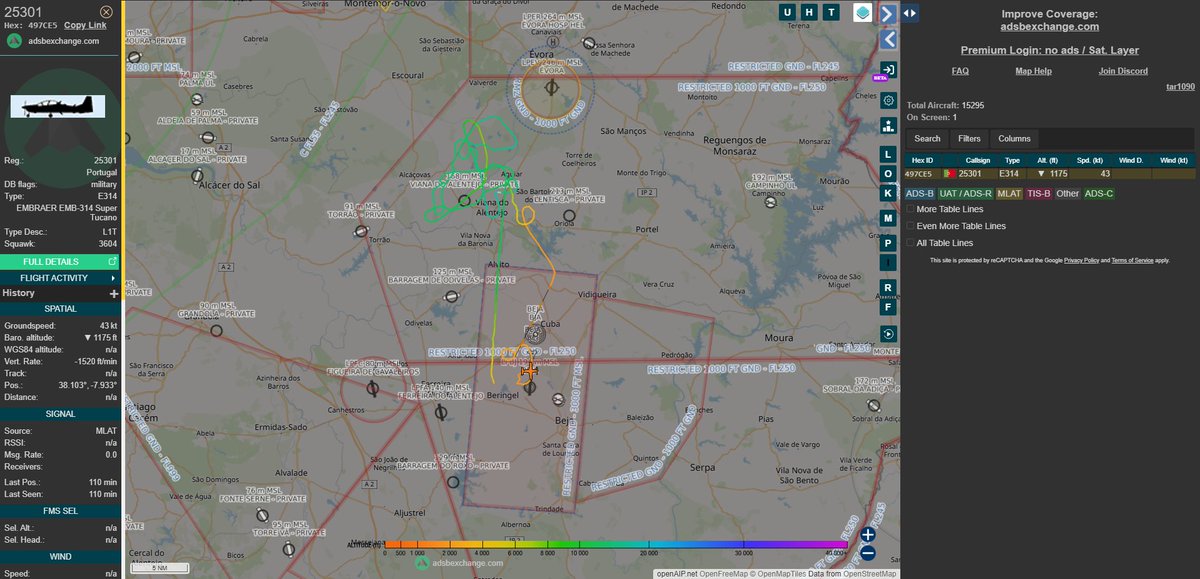 🇵🇹 Força Aérea Portuguesa

🛩️A-29N

25301 497CE5 

globe.adsbexchange.com/?icao=497ce5&l…