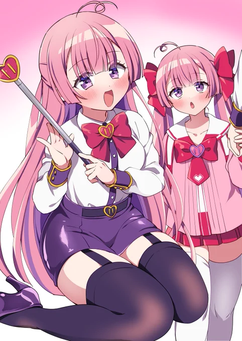 体がかわいく描けたから文字なしも置いておく