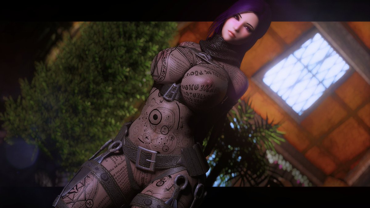 Umm... is this technically nude? 🤔

Also, bodysuit 😋

#Skyrim #スカイリム #VirtualPhotography