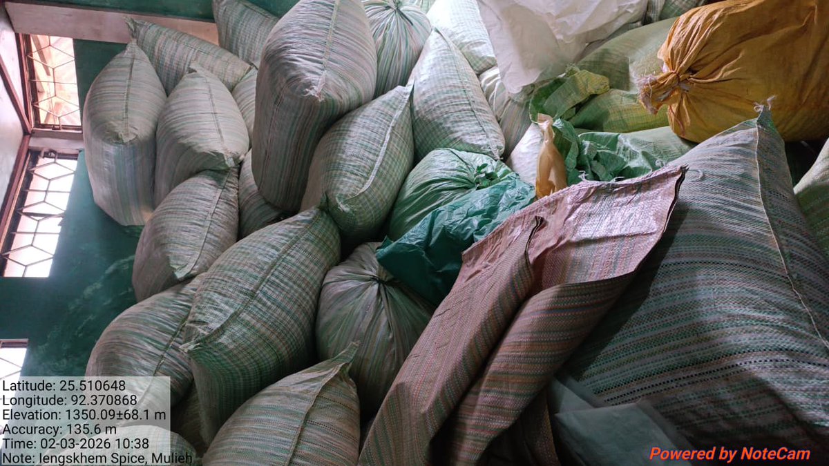 mbda_meghalaya's tweet image. 15 MT of premium #Lakadong sliced turmeric from Iengskhem Spice, Mulieh, supplied to Kerala as part of the Cluster Development Program, #MBMA connecting Meghalaya’s farmers to national markets.