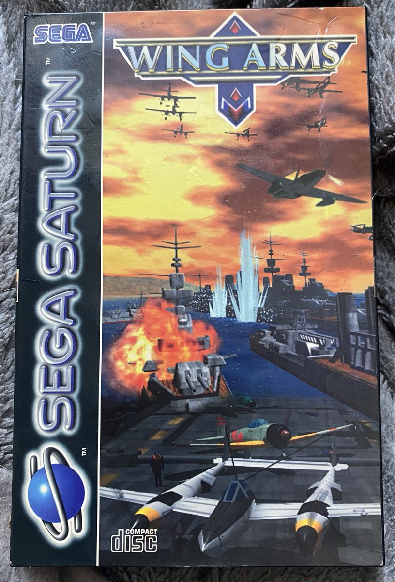 kyenprod's tweet image. #ZoomSurTaCollection On va sur la #Sega #Saturn   avec le jeu Wing Arms, l’un des jeux compatibles avec le mission stick un bon jeu de combat aérien sous la 2ème guerre mondiale!!! Pour infos le jeu en version Jap est à bas prix si tu cherches bien!!!