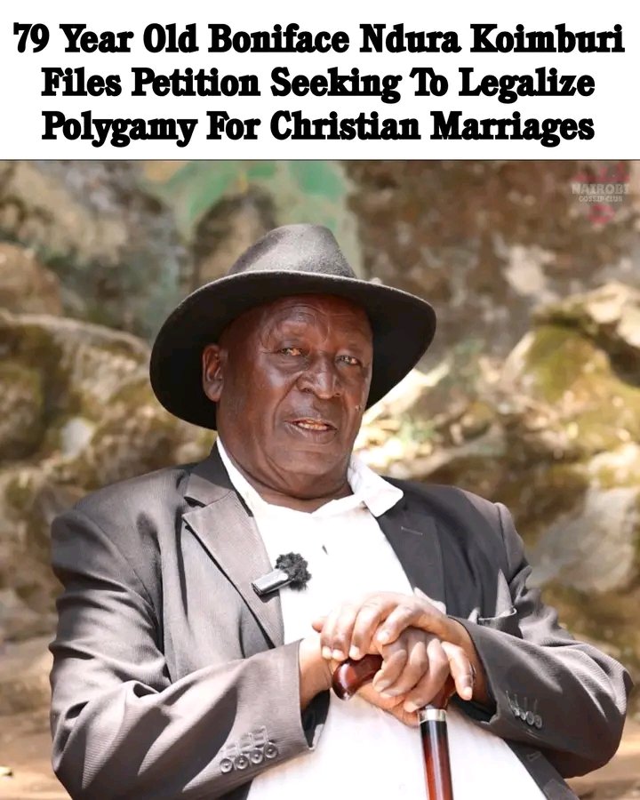 MusilaIan's tweet photo. A 79-year-old man from Kitale has moved to the High Court of Kenya, arguing that Kenyan laws unfairly ban polygamy for Christians while allowing it under Islamic and customary laws. https://t.co/PkbseXQxPg