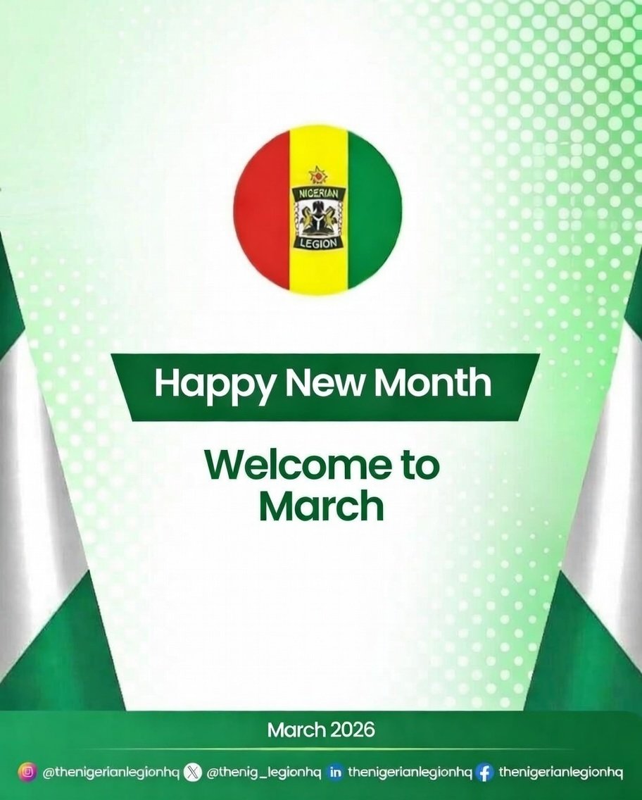 Guided by Service, Strengthened by Policy. 🇳🇬

The Nigerian Legion stands tall – honoring our veterans, uplifting their families, fostering unbreakable comradeship, and advocating for the dignity they truly deserve.

#NigerianLegion #GuidedByService

Join us Support a veteran..