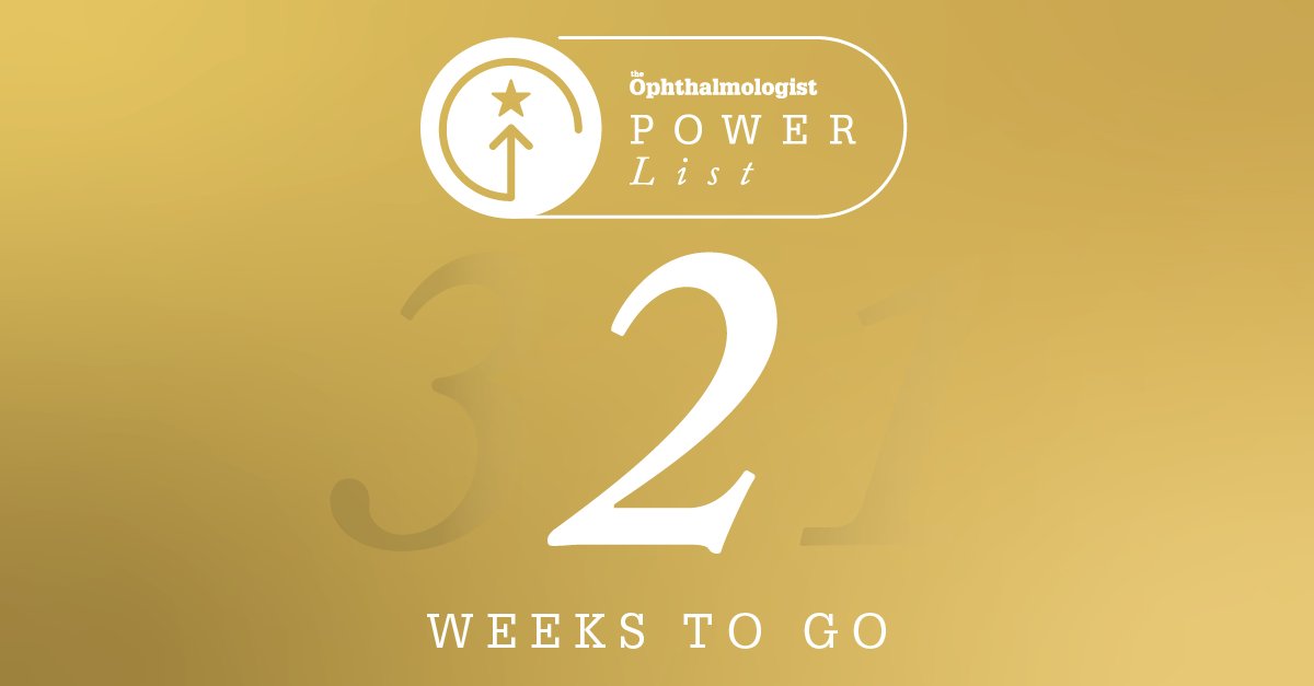 OphthoMag's tweet photo. ⏳ 2 weeks to go!
Drivers of Change: The Ophthalmologist Power List 2026 is almost here - spotlighting the leaders and innovators shaping the future of ophthalmology.
Stay tuned. 👁️✨
#TOPPowerList2026 #DriversOfChange #Ophthalmology https://t.co/gJZDbJW1Wv