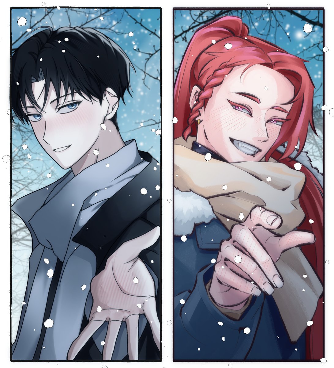 E_M_K__'s tweet photo. 구현이랑 가온이 오늘부터 사귀어요...😌💙❤️ https://t.co/dLHA6ubW5T