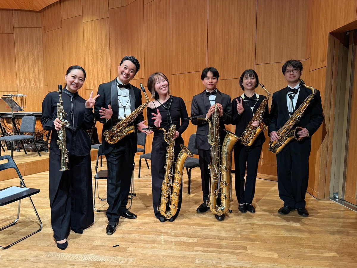 mappysax's tweet photo. 今年も桃太郎バンドさんのアニュアルコンサートに参加させていただきました🙌✨
吹奏楽は楽器を始めた頃の初心を思い出して、いつも幸せな気持ちになります✨
ご来場いただいたお客さま、たくさんお世話になったメンバーのみなさま、ありがとうございました🎷 https://t.co/XX64xwUSnp
