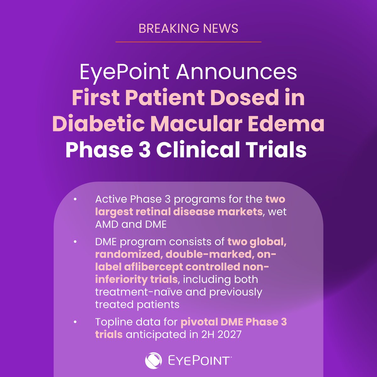 EyePoint tweet media