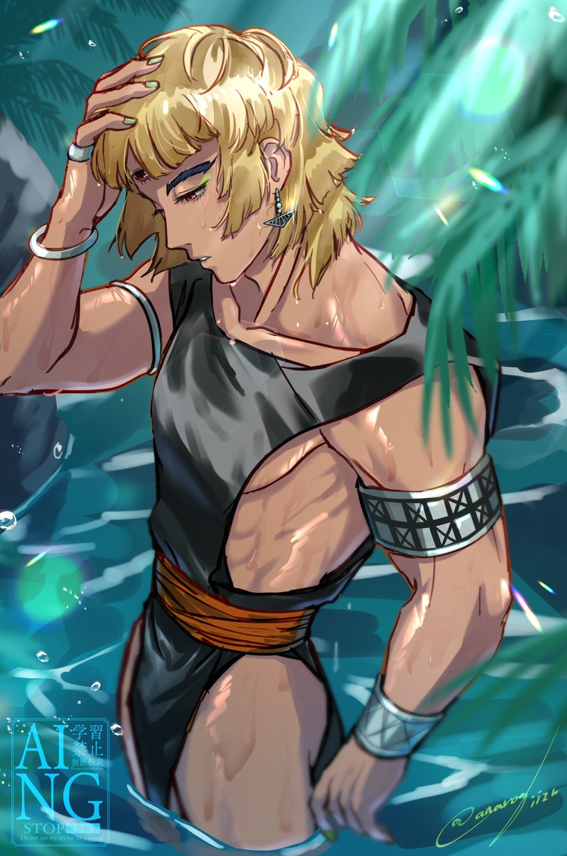 anarogiizu's tweet photo. 水浴びのエディン✍️ https://t.co/uaNMIadhw4