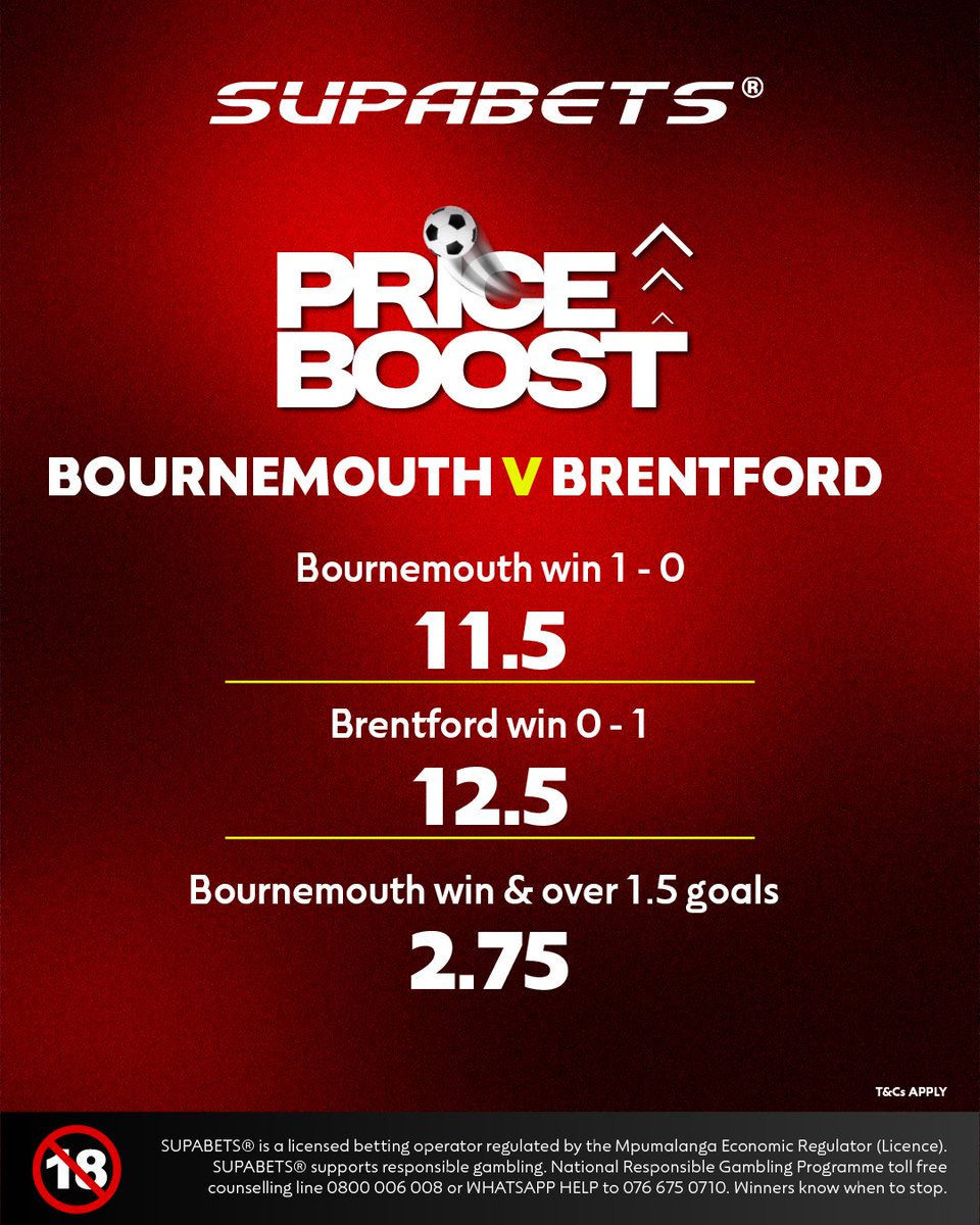 Supabets_mzansi's tweet image. ⚽️A WIN FOR THE CHERRIES COULD SEE THEM EDGE CLOSER TO A EUROPEAN SPOT 🧐BUT THE BEES WON'T BE SIMPLE TO DEAL WITH🤔

🚀 bit.ly/3UvaGbC ✅

#PriceBoost #EPL #BOUBRE #Supabets

18+ / Bet Responsibly