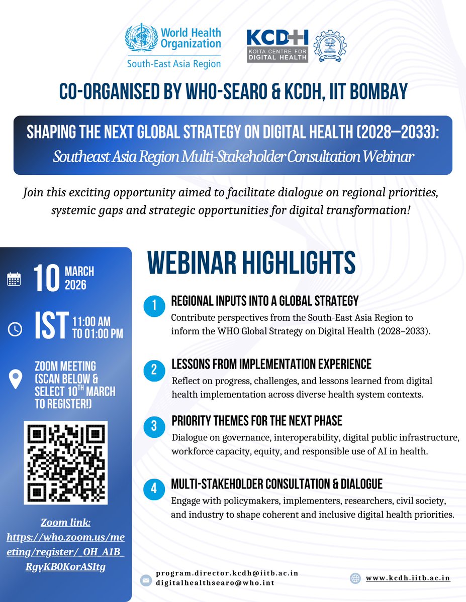 Koita Centre for Digital Health (KCDH)-IIT Bombay tweet media